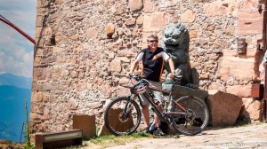 Mit dem Rad in Südtirol am Reinhold Messner Museum